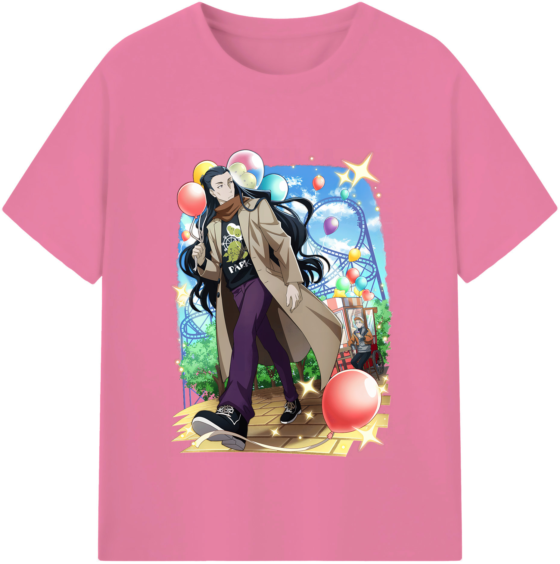 （画像用） 文豪ストレイドッグス Bungo Stray Dogs 綿100％半袖Tシャツ（フロントプリント）